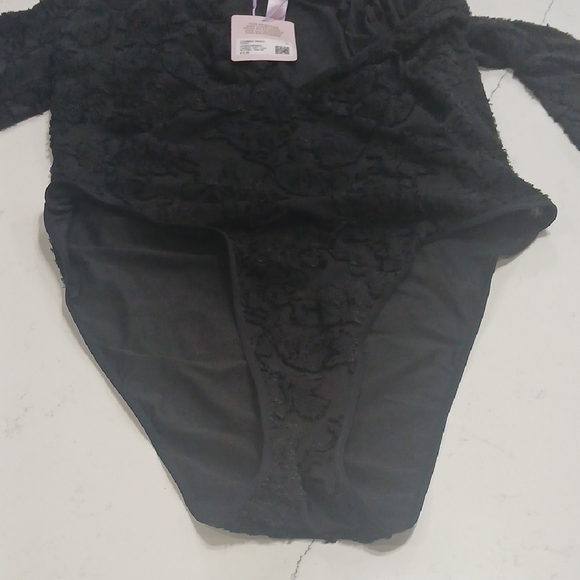Savage X Fenty Black Fitted Long Sleeve Bodysuit Sz XL NEW WITH TAGS - Picture 6 of 10